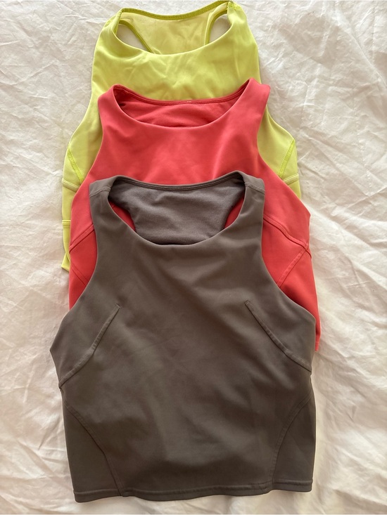 lululemon athletica Tops - 3 lululemon athletica Wunder Train Racerback Tank Tops — size 6